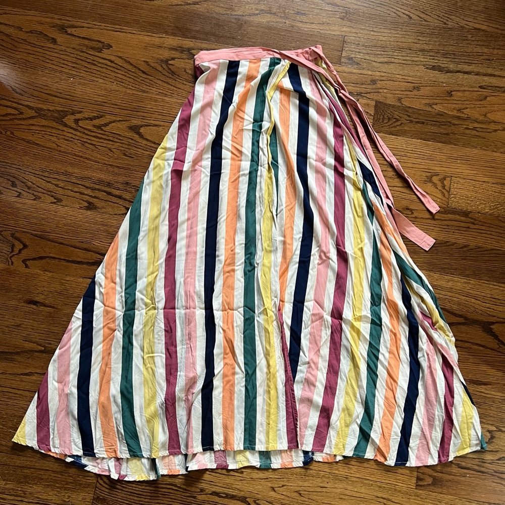 Revolve wrap skirt with slit